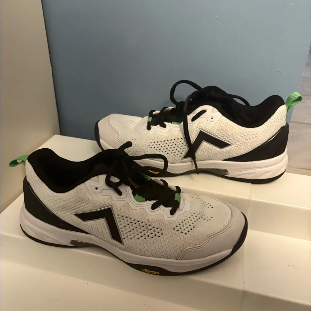 Vibram White and Black Athletic Shoes - Picture 1 of 7